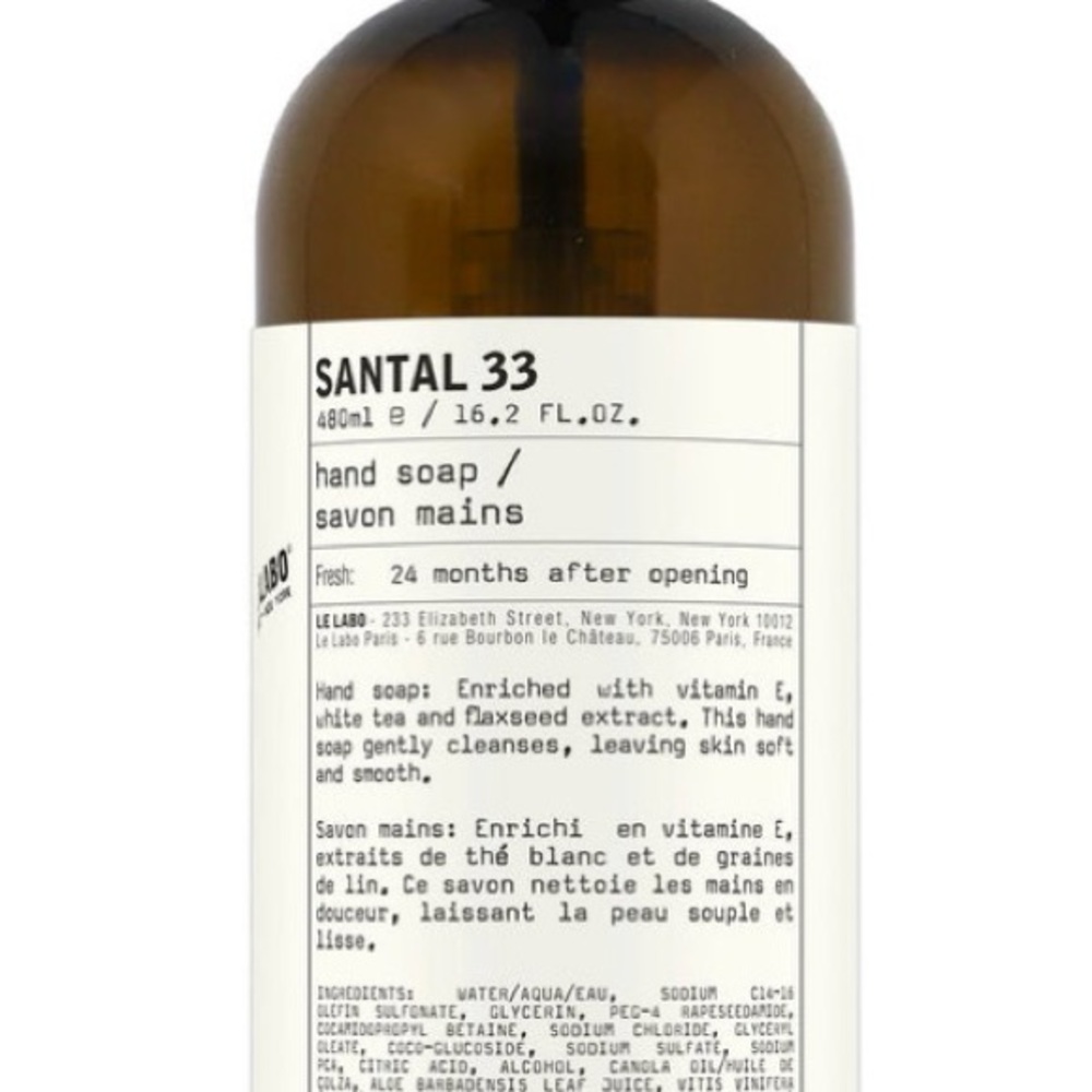 Le Labo Santal 33 Hand Soap, Large size
